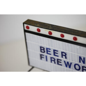 Beer and Fireworks Sign by Drew Leshko - Image 2