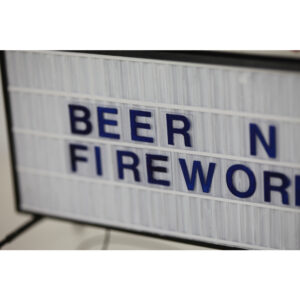 Beer and Fireworks Sign by Drew Leshko - Image 3